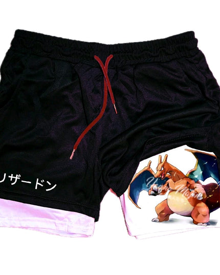 Charizard "Anime" Gym Shorts