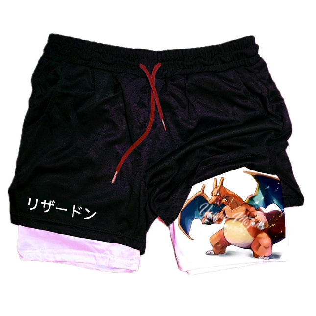 Charizard "Anime" Gym Shorts