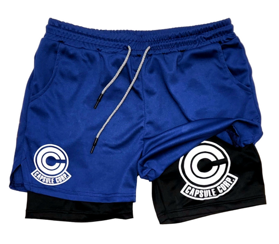 Vegeta Capsule Corp "Anime × Gym" Shorts