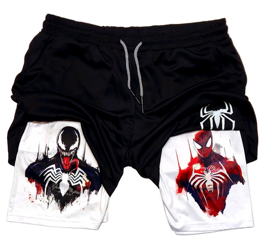 Spiderman VS. VENOM "Gym Shorts"