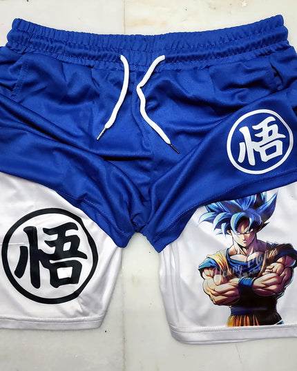 Ss Blue Goku "Anime Gym" Shorts