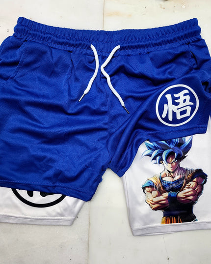 Ss Blue Goku "Anime Gym" Shorts