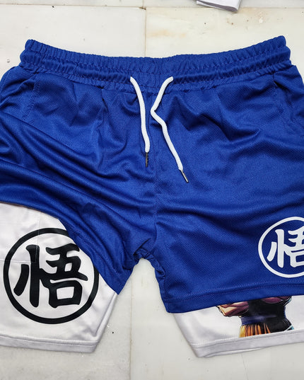 Ss Blue Goku "Anime Gym" Shorts