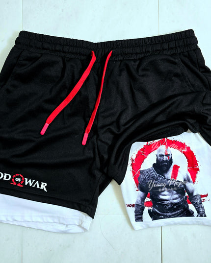 God Of War " Kratos" Gym Shorts