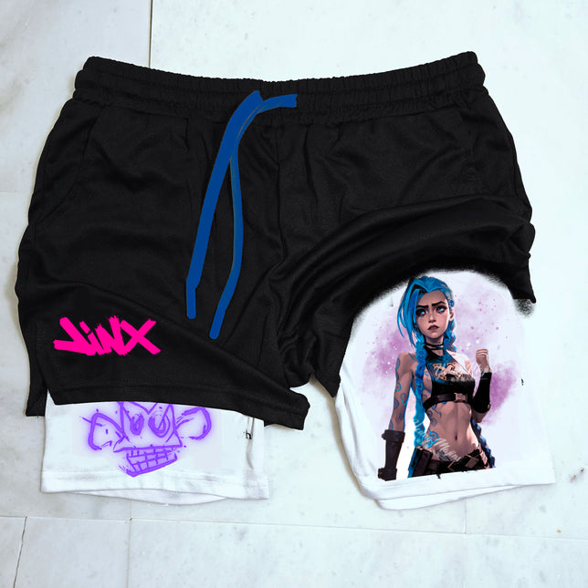 Arcane "Jynx "Gym Shorts"