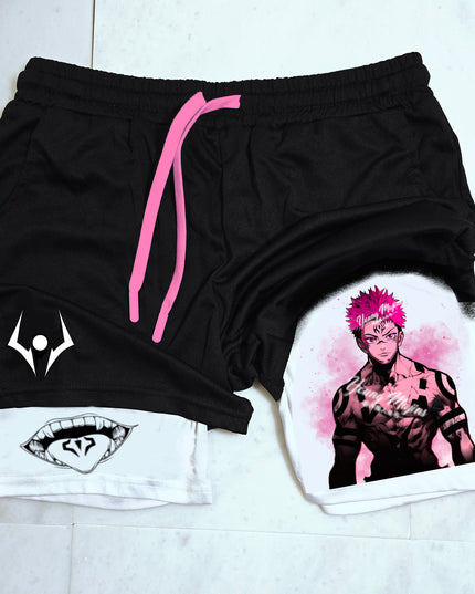 Sukuna "Anime × Gym" Shorts