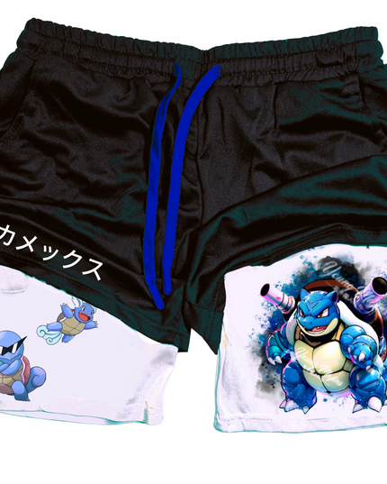 Blastoise "Anime" Gym Shorts