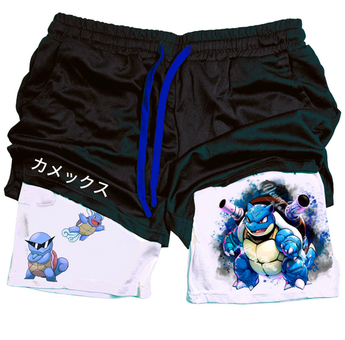 Blastoise "Anime" Gym Shorts
