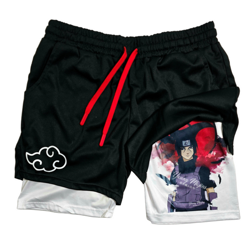 Itac,hi Red Moon "gym" shorts