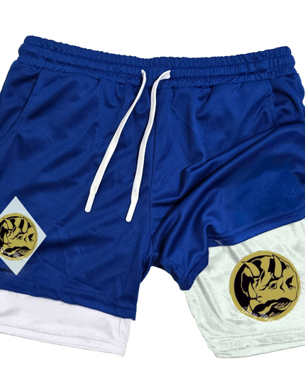 Power Ranger "Blue" Gym shorts