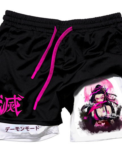 Nezuko Demon Mode "Anime × Gym" Shorts