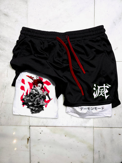 Tanjiro "Anime × Gym" Shorts