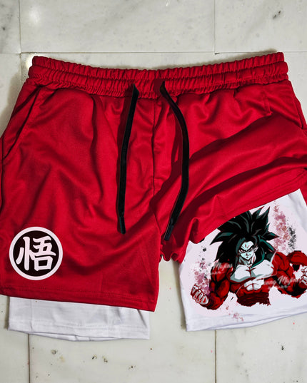 Ss4 Goku "Gym" Shorts