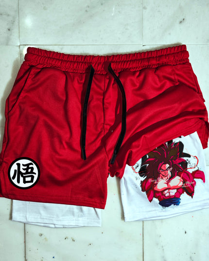 Ss4 Goku "Gym" Shorts