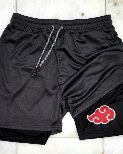 Red Cloud "Anime × Gym" Shorts