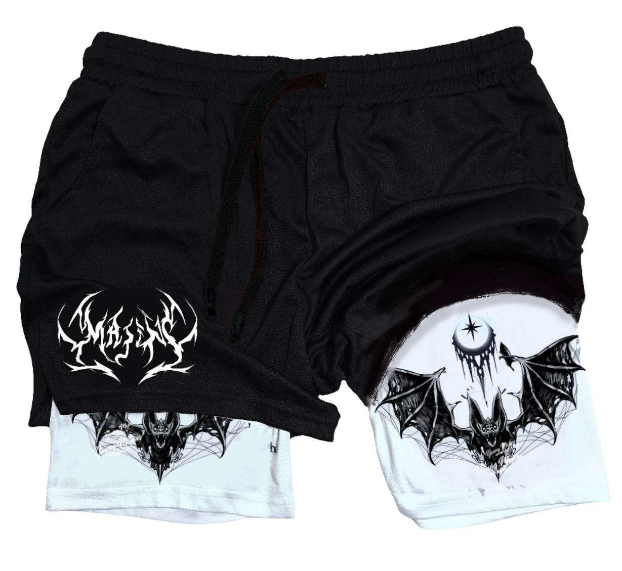 Gothic Bat "Performance " Shorts