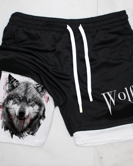 Stay Hungry "WOLF" Gym Shorts