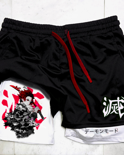 Tanjiro "Anime × Gym" Shorts