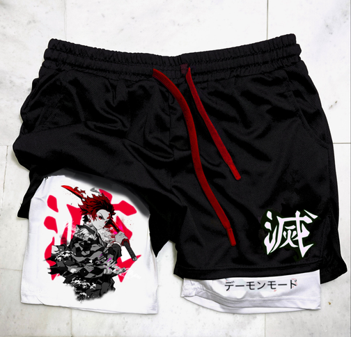 Tanjiro "Anime × Gym" Shorts