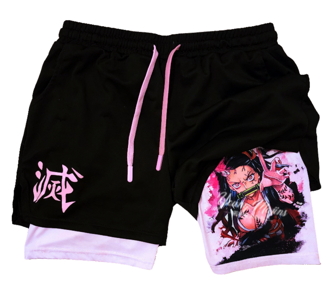 Nezuko Demon Mode "Anime × Gym" Shorts