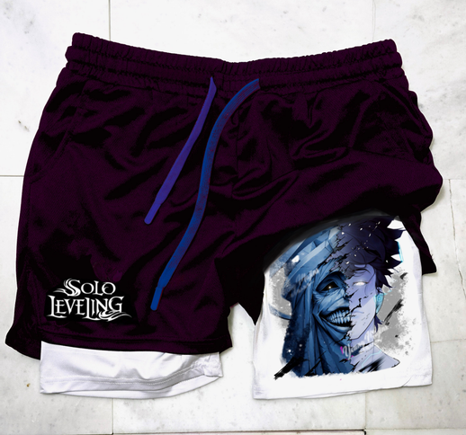 Solo Leveling  "Anime" Gym Shorts
