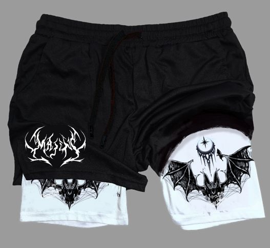 Gothic Bat "Performance " Shorts