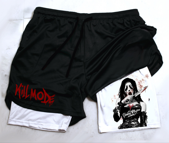 Killa Mode" Gym Shorts