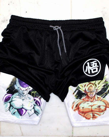Ss Goku VS Frieza "Anime × Gym" Shorts
