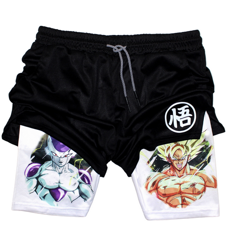 Ss Goku VS Frieza "Anime × Gym" Shorts