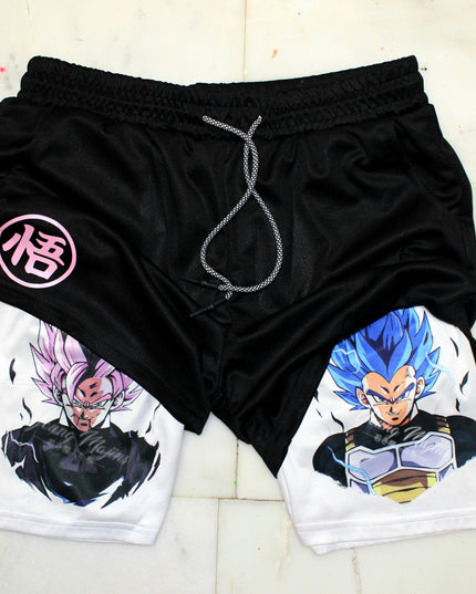 Goku Rose VS Vegeta Blue"Anime × Gym"