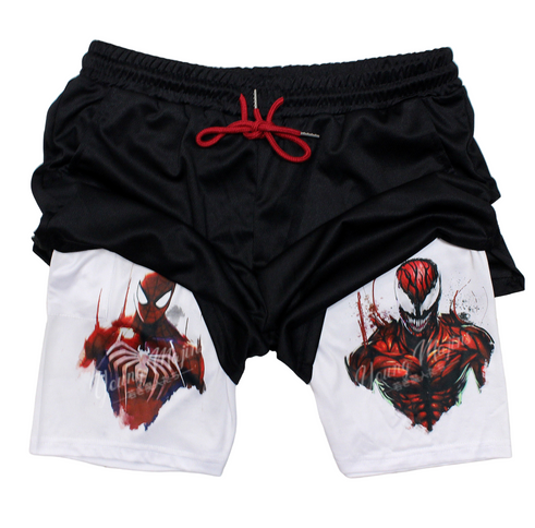Spiderman VS Carnage "Gym Shorts"