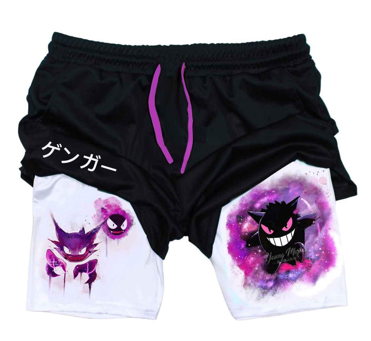GENGAR "Dream Eater "Gym Shorts