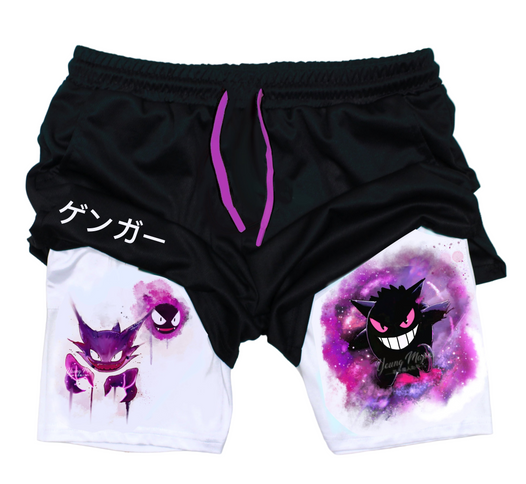 GENGAR "Dream Eater "Gym Shorts