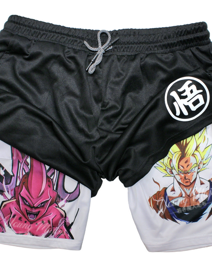 Kid Buu Vs Goku "Anime × Gym" Shorts