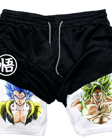 Gogeta Vs Broly "Anime × Gym" Shorts