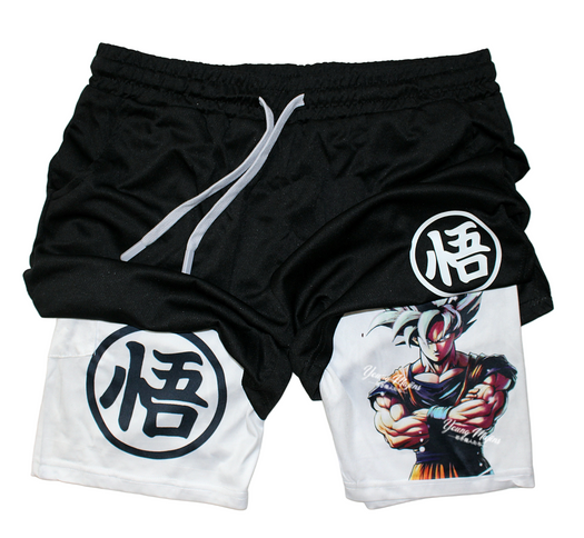 Ultra Instinct Goku "Anime" Gym Shorts