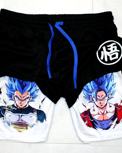 Ssb Goku vs. Ssb Vegeta "Gym shorts"