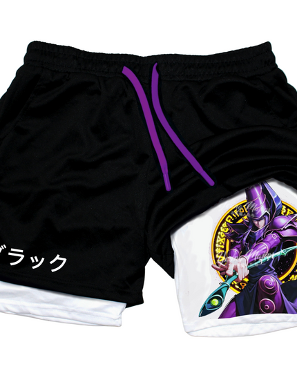 Dark Magician "Anime" Yugi oh Gym Shorts