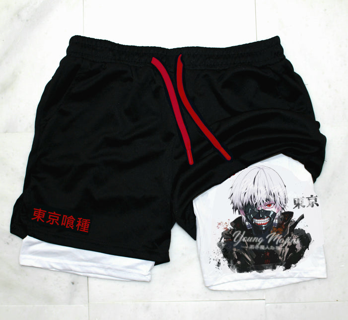 Toky Ghoul"anime Gym Short"