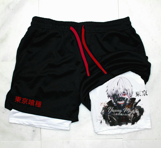 Toky Ghoul"anime Gym Short"
