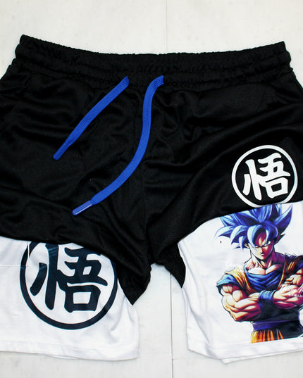 Ss Blue Goku "Anime Gym" Shorts