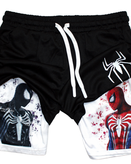 Spiderman VS. Symbiote "Gym Shorts"