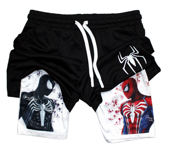 Spiderman VS. Symbiote "Gym Shorts"