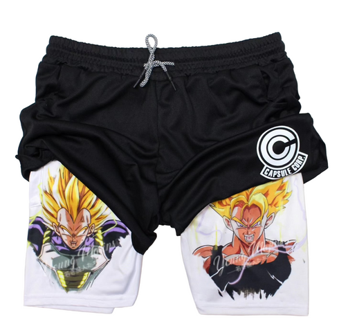 Vegeta and Trunks Duo "Gym Shorts