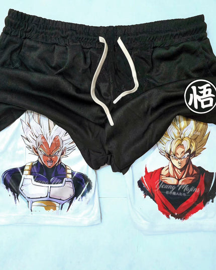 Goku VS Vegeta "Anime × Gym" Shorts