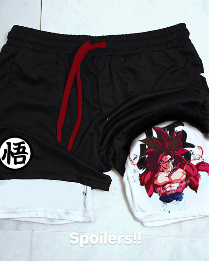 Ss4 Goku "Gym" Shorts