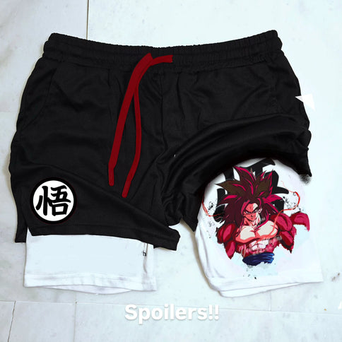 Ss4 Goku "Gym" Shorts