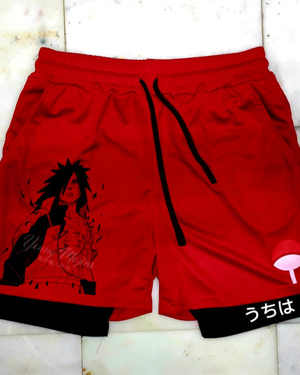Madara "Ghost of the Uchiha Gym Shorts