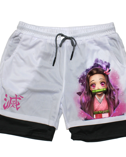 Nezuko "Anime × Gym" Shorts