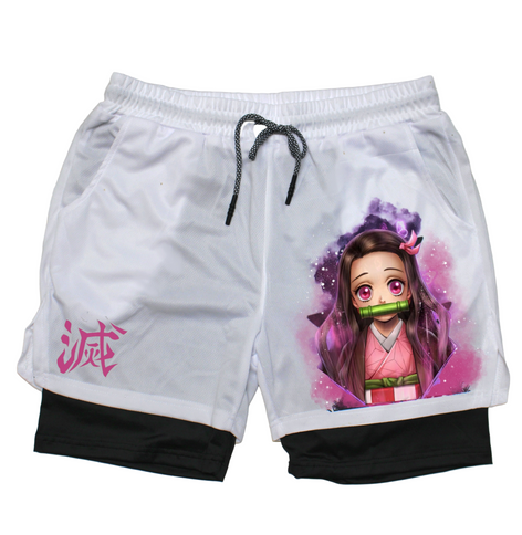 Nezuko "Anime × Gym" Shorts